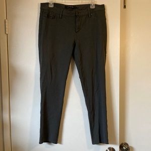 Calvin Klein Jeans brand strechy pants, olive green, size 14